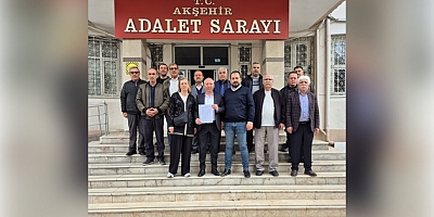 İYİ PARTİ AKŞEHİR  İLÇE BAŞKANI ASLAN KESKİN MAZBATASINI ALDI