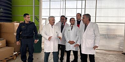 KADIN ELİYLE BÜYÜYEN SERA PROJESİ YERİNDE İNCELENDİ