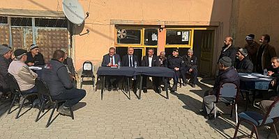 KAYMAKAM ÖZEL'DEN MAHALLE ZİYARETLERİ