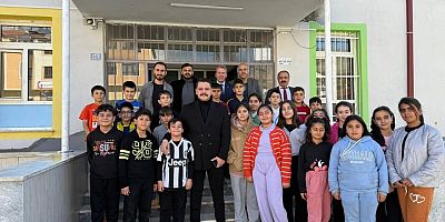 KAYMAKAM TAŞAVLI'DAN İNÖNÜ ORTAOKULUNA ZİYARET  