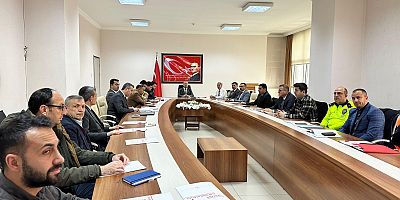 KIŞ TEDBİRLERİ TOPLANTISI YAPILDI 