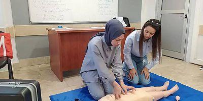 KOMEK'TE İLK YARDIM KURSU TAMAMLANDI 