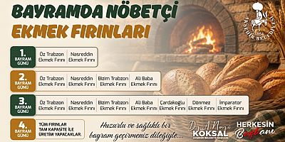 KURBAN BAYRAMI’NDA AÇIK OLACAK FIRINLAR BELLİ OLDU!