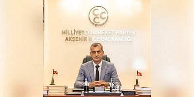 MHP AKŞEHİR İLÇE BAŞKANI YILDIZ’DAN YENİ YIL MESAJI