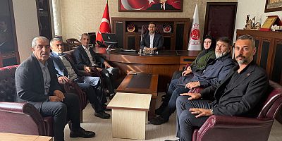 MHP AKŞEHİR İLÇE TEŞKİLATINDAN  GARNİZON  KOMUTANI VE BAŞSAVCIYA ZİYARET 