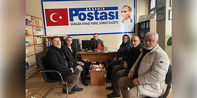 MHP AKŞEHİR İLÇE TEŞKİLATINDAN GAZETEMİZE ANLAMLI ZİYARET