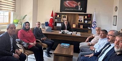 MHP AKŞEHİR TEŞKİLATI’NDAN MİLLİ EĞİTİM MÜDÜRÜ TOPALOĞLU’NA ZİYARET