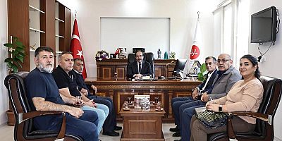 MHP’DEN MÜFTÜLÜĞÜN YENİ HİZMET BİNASINA ZİYARET