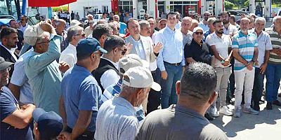 MİLLETVEKİLİ BEKTAŞ’TAN YUNAK’TAKİ ÇİFTÇİ EYLEMİNE DESTEK