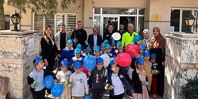 MİNİK ÖĞRENCİLERDEN EMNİYETE ZİYARET 