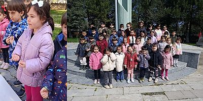 MİNİK YÜREKLERDEN VEFA ZİYARETİ: ŞEHİT AYKUT KAZAR MEZARI BAŞINDA ANILDI