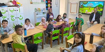 MÜFTÜ MÜJDECİ  KUR'AN KURSLARINI ZİYARET ETTİ