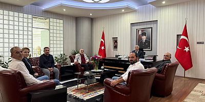 NASREDDİN HOCA VE TURİZM DERNEĞİ’NDEN KAYMAKAM YİĞİT’E ZİYARET