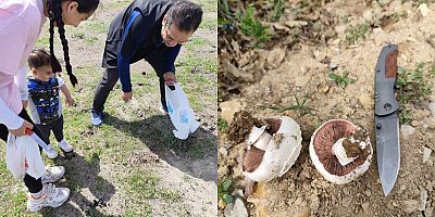 NİSAN YAĞMURLARIYLA BİRLİKTE MANTAR BOLLUĞU: YAYLALARDA VATANDAŞLAR POŞET POŞET TOPLUYOR