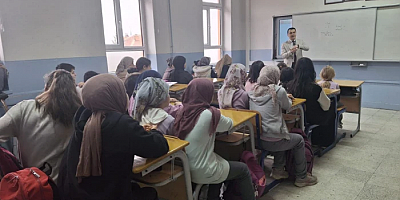 ÖĞRENCİLERE RAMAZAN SOHBETİ PROGRAMI DÜZENLENDİ 