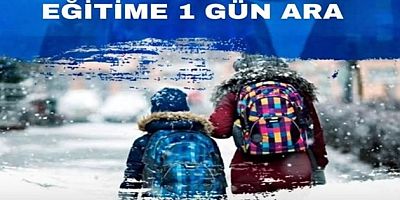 OKULLAR TATİL EDİLDİ 