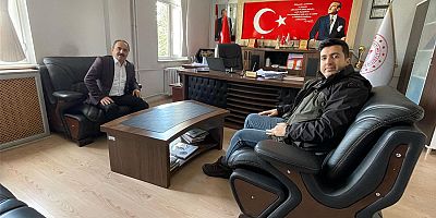 ORMAN ŞEFİ KORKMAZ'DAN İŞCAN'A ZİYARET