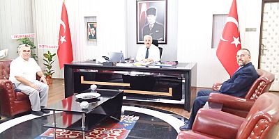 PROF. DR. SELÇUK BALİ’DEN KAYMAKAM YİĞİT’E ‘HOŞ GELDİNİZ’ ZİYARETİ