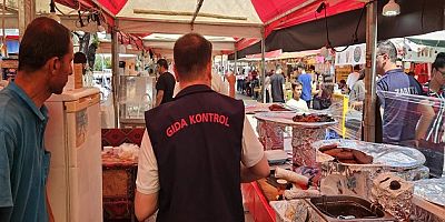 ŞENLİK ALANINDA GIDA DENETİMLERİ ARALIKSIZ SÜRÜYOR