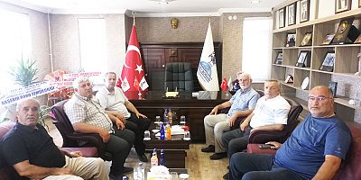 ŞOFÖRLER ODASI VE TAŞIYICILAR KOOPERATİFİNDEN TİCARET BORSASI’NA ZİYARET