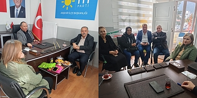 TERZİLER ODASI’NDAN İYİ PARTİ AKŞEHİR İLÇE BAŞKANLIĞINA ZİYARET