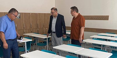 TOPALOĞLU'NDAN  OKULLARA YENİ EĞİTİM ÖĞRETİM YILI ZİYARETİ
