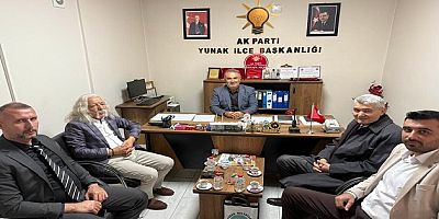 TURÇEVDER’DEN AK PARTİ YUNAK İLÇE BAŞKANLIĞINA NEZAKET ZİYARETİ
