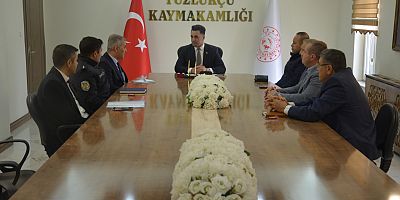 TUZLUKÇU'DA SEÇİM GÜVENLİĞİ TOPLANTISI 