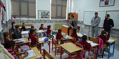 TUZLUKÇU KAYMAKAMINDAN OKUL ZİYARETİ 
