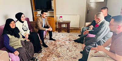 TUZLUKÇU KAYMAKAMINDAN ŞEHİT AİLESİNE BAYRAM ZİYARETİ 