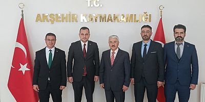 ÜLKÜ OCAKLARI KONYA İL BAŞKANI TÜRKER TÜRKOĞLU’NDAN AKŞEHİR KAYMAKAMI DR. MUSTAFA YİĞİT’E ZİYARET
