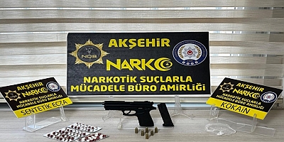 UYGULAMADA UYUŞTURUCU VE SİLAH YAKALANDI 