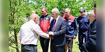 VALİ İBRAHİM AKIN AKŞEHİR’DE SEL VE DOLU FELAKETİNİN İZLERİNİ YERİNDE İNCELEDİ
