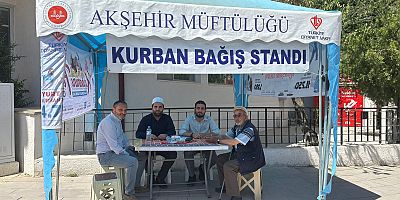 VEKALETLE KURBAN BAĞIŞI STANDI DEVAM EDİYOR 