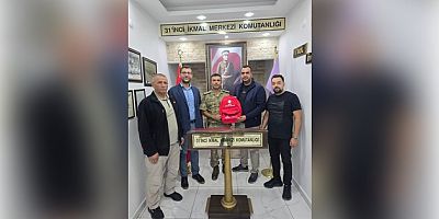 YAREN ARAMA KURTARMA’DAN GARNİZON KOMUTANLIĞINA ZİYARET