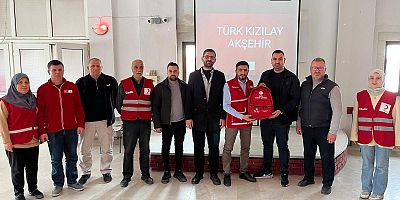 YAREN ARAMA KURTARMA’DAN KIZILAY AKŞEHİR ŞUBESİ’NE ZİYARET