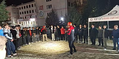 YAREN’DEN ÖĞRENCİLERE GERÇEĞİ ARATMAYAN DEPREM VE YANGIN TATBİKATI