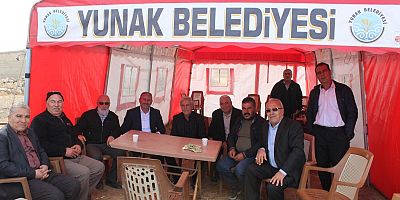 YUNAK BELEDİYE BAŞKANI GÜNALTAY HALKLA İÇİÇE 