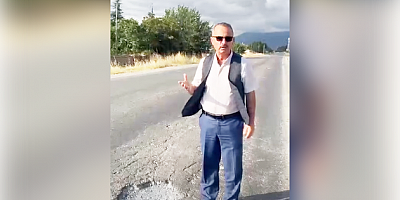 YUNAK CADDESİ’NDE SAHİPSİZ YOL TEPKİSİ: “BU YOLUN SORUMLUSU KİM?”