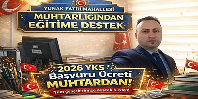 YUNAK’TA ÖRNEK DAYANIŞMA: MUHTAR UYSAL’DAN İHTİYAÇ SAHİBİ ÖĞRENCİLERE YKS DESTEĞİ
