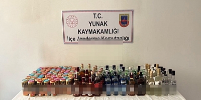  YUNAK’TA RUHSATSIZ ALKOLLÜ İÇECEK SATIŞINA YÖNELİK OPERASYON