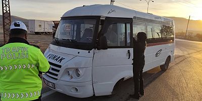 YUNAK’TA TAŞIMALI EĞİTİM ARAÇLARI DENETİMDEN GEÇTİ