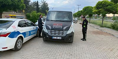 YUNAK’TA TAŞIMALI EĞİTİM ARAÇLARI DENETLENDİ 