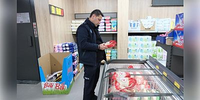 ZABITA EKİPLERİNDEN ZİNCİR MARKETLERE DENETİM 