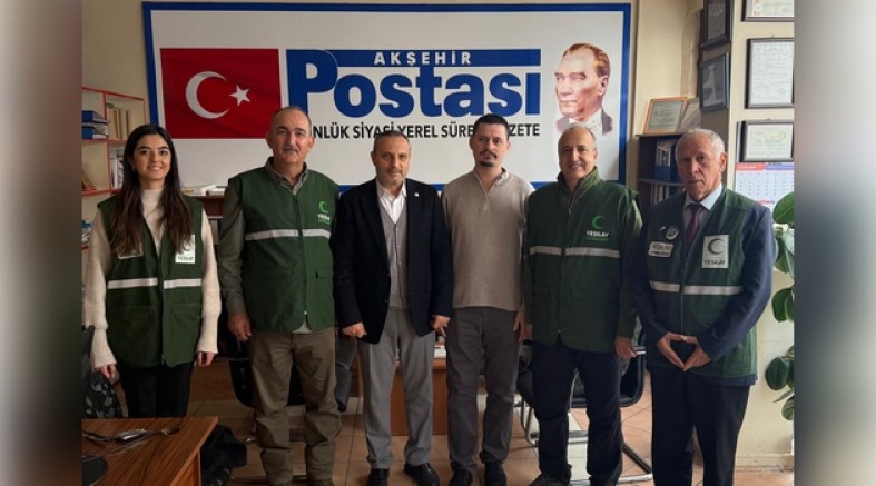 YEŞİLAY KONYA İL YÖNETİMİNDEN GAZETEMİZE ZİYARET 