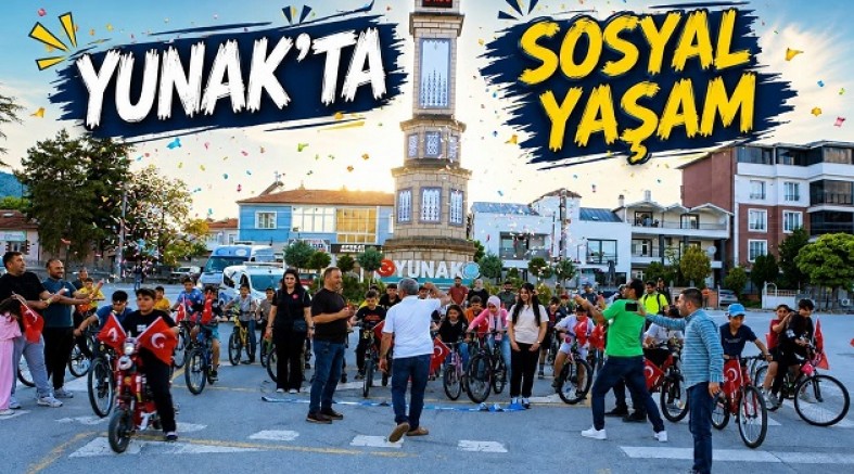 YUNAK'TA PEDALLAR MUTLULUK, SAĞLIK VE GELECEK İÇİN